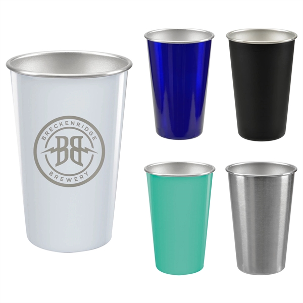 Stainless Steel Pint - Laser Etched
