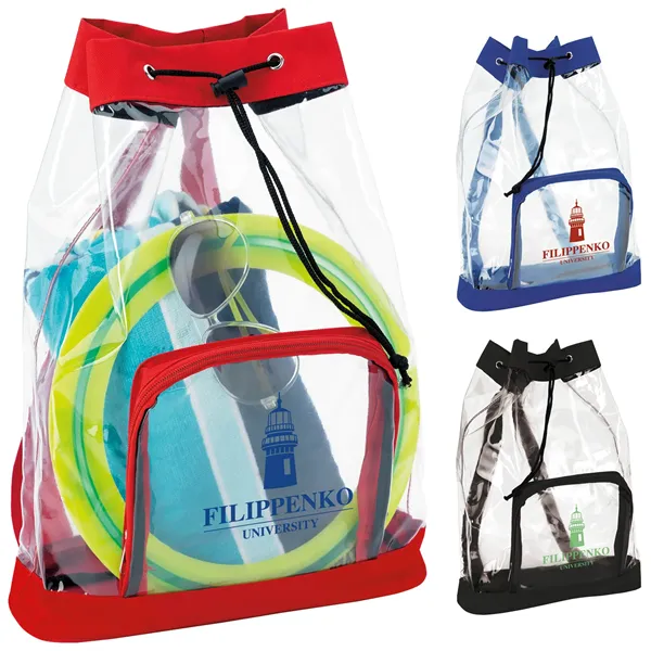 Good Value™ Clear Cinch Backpack