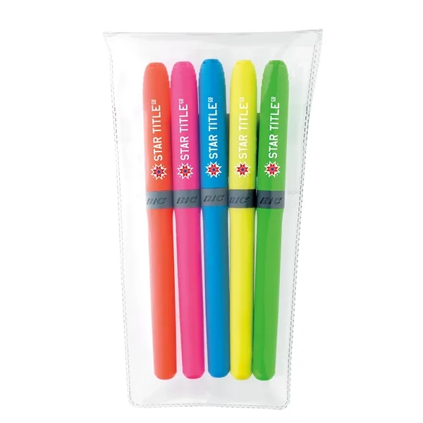 BIC® Brite Liner Grip™ 5-Pack