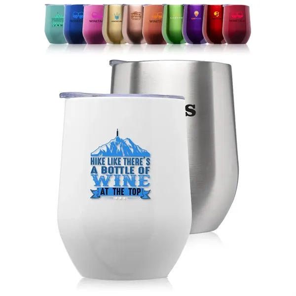 11 oz. Largo Stemless Wine Glass with Lid