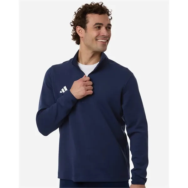 Adidas Men's 3-Stripes Quarter-Zip Pullover