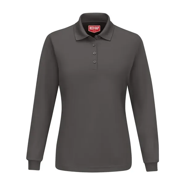 Red Kap Women's Long Sleeve Performance Knit Polo