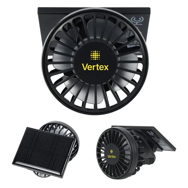 Cool Aid Solar-Powered Portable Fan With Clip