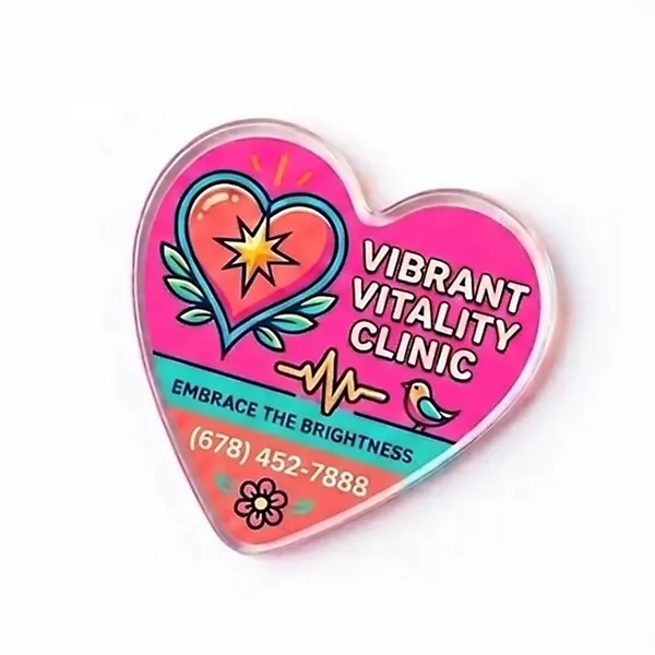 Heart Acrylic Magnet