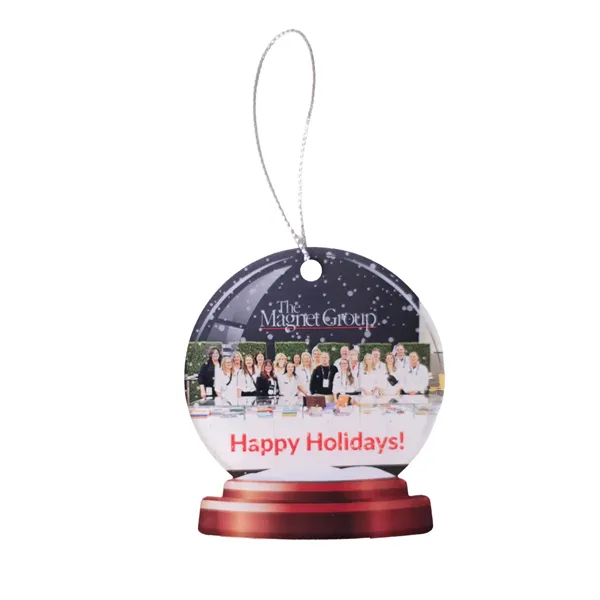 Snow Globe Acrylic Ornament
