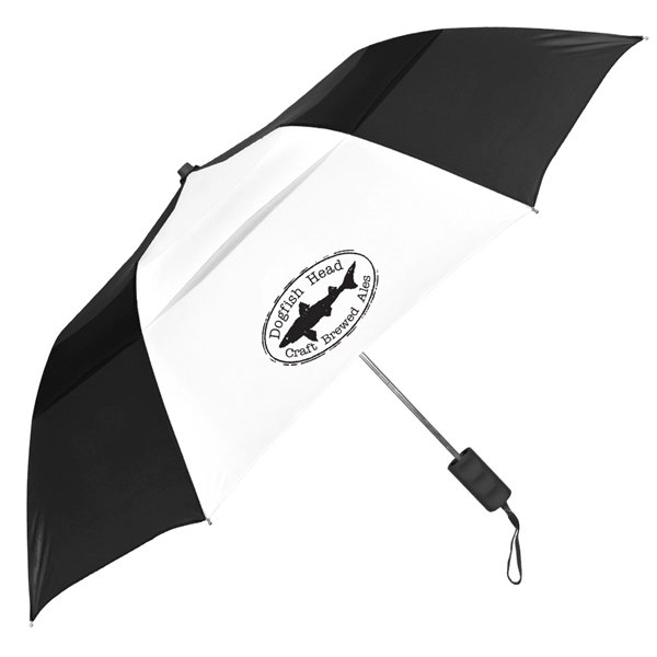 The Vented Windproof Folding Umbrella - 42" Arc, Auto Open