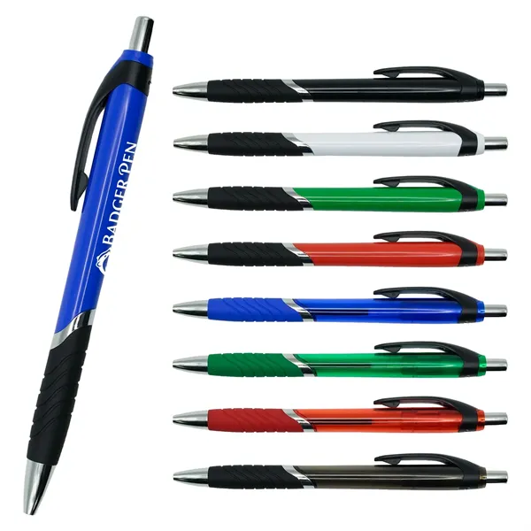 Recycled Pen with Rubber Grip