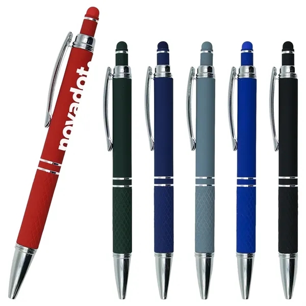 Recycled Aluminum Pen with Textured Grip