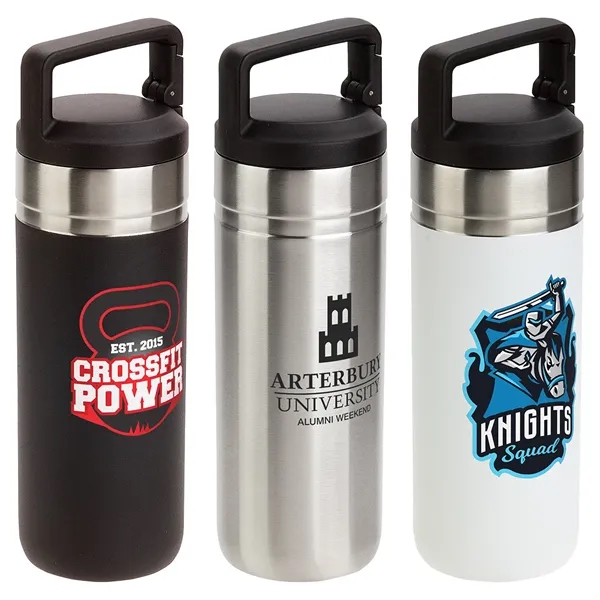 Dante 20 oz Vacuum Insulated Bottle with Carabiner Lid