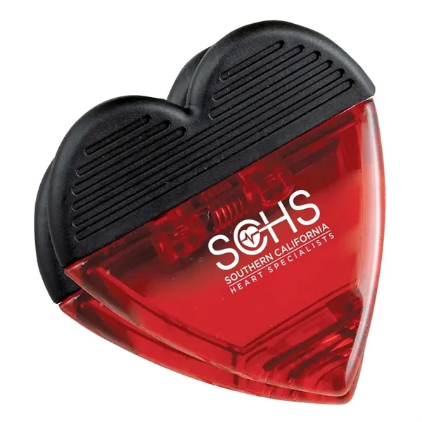 Recycled Heart Shape Magnet Memo Clip