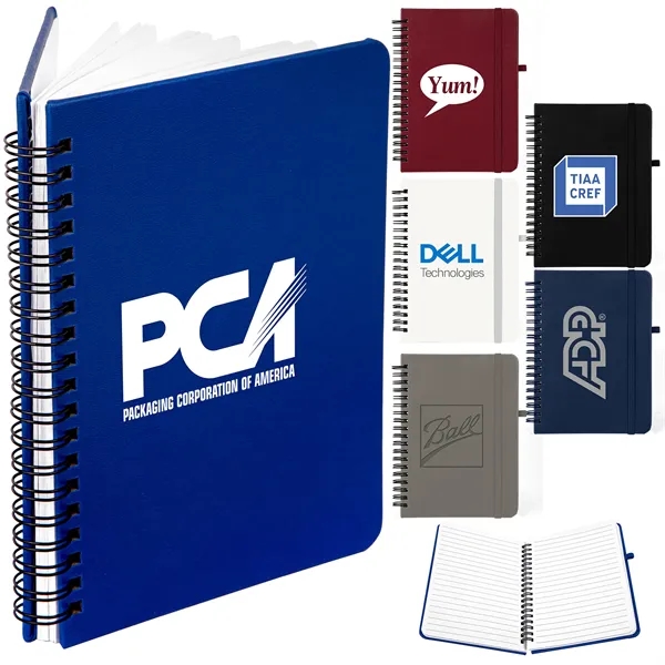 5x7 Premium UltraHyde Leather Notebook with Pen Holder