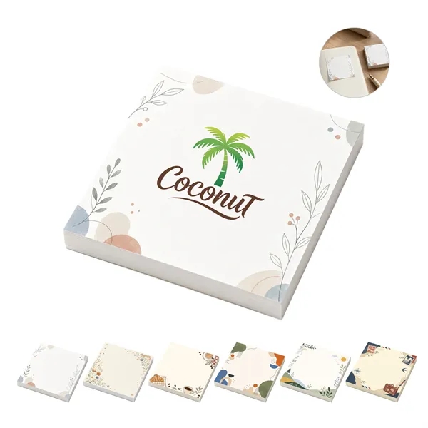 3"x3" Full Color Self Adhesive Sticky Notes Pad