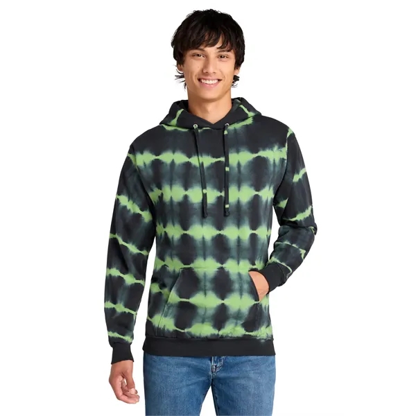 Port & Co Allover Stripe Tie-Dye Fleece