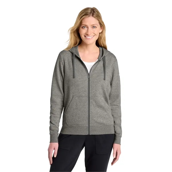 Nike Women's Club Fleece Sleeve Swoosh Full-Zip Hoodie
