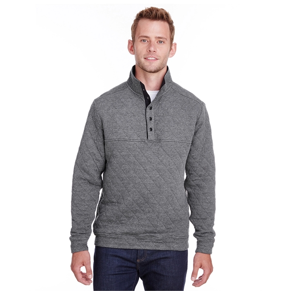 J America Adult Quilted Snap Pullover