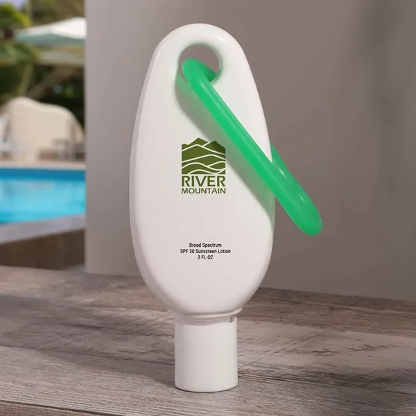 2 oz SPF 30 Sunscreen with Carabiner