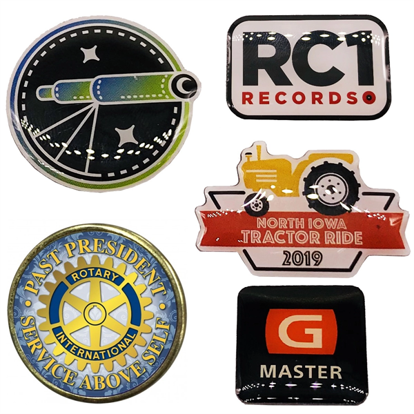 1.5" Custom Lapel Pins - Photo Etched