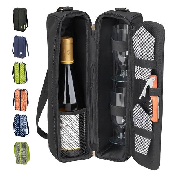 Sunset Insulated Wine Tote Set for Two