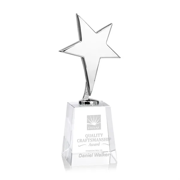 Tuscany Chrome Star on Celestina Base - Clear