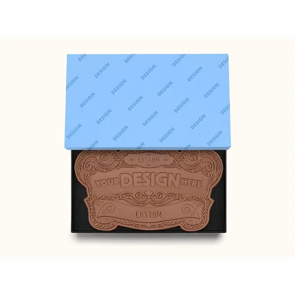 Custom Decorated Chocolate Shape with Classic Packaging