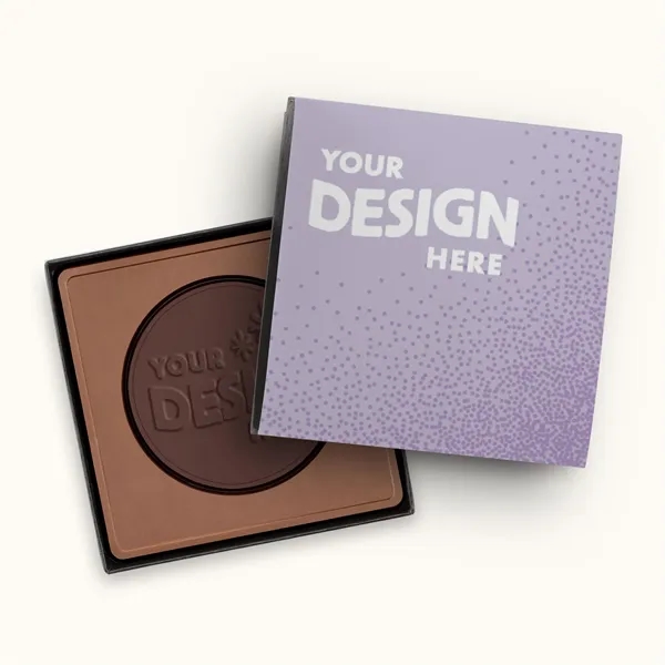 2oz. Combo Chocolate Bar with 4"x4" Gift Box