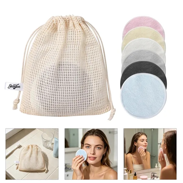 Reusable Makeup Remover Set With Pouch