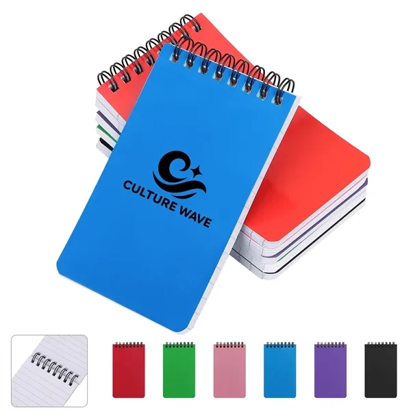 Small Pocket Notebook Top Spiral Mini Notepad 3"x5"