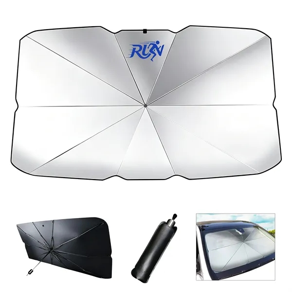 Foldable Car Windshield Sun Shade Umbrella 55"x31"