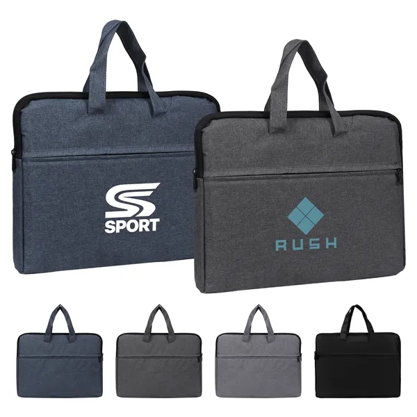 14" Slim Lightweight Laptop Bag W/ Front Pocket