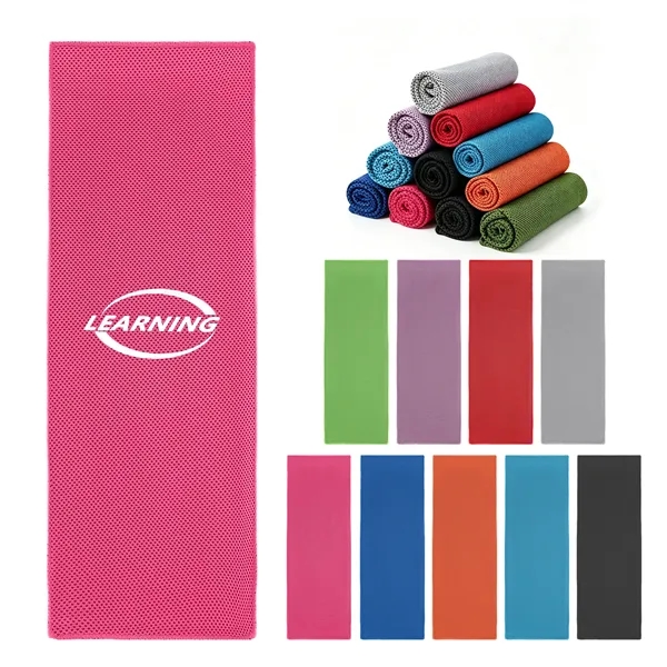 Soft Quick Dry Microfiber Cooling Towel 34.2"x11.8"