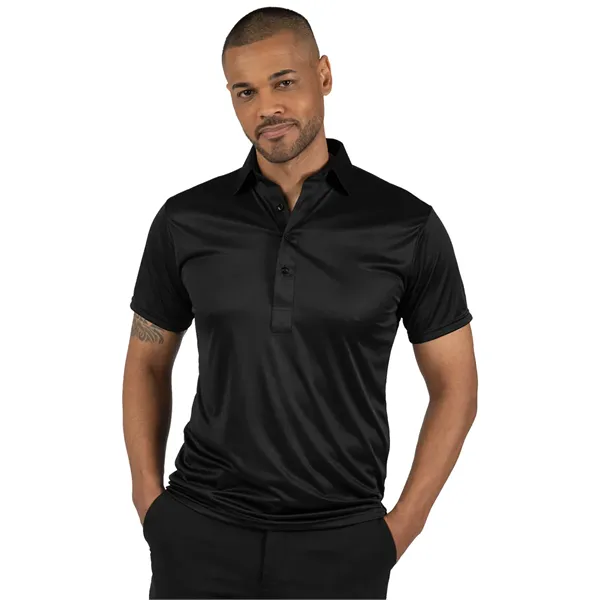 Mens Bonded Collar Dress Polo