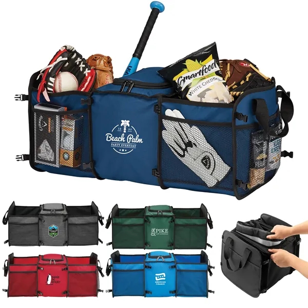 Tailgater Trunk Cooler Organizer - Versatile Use Tote Bag