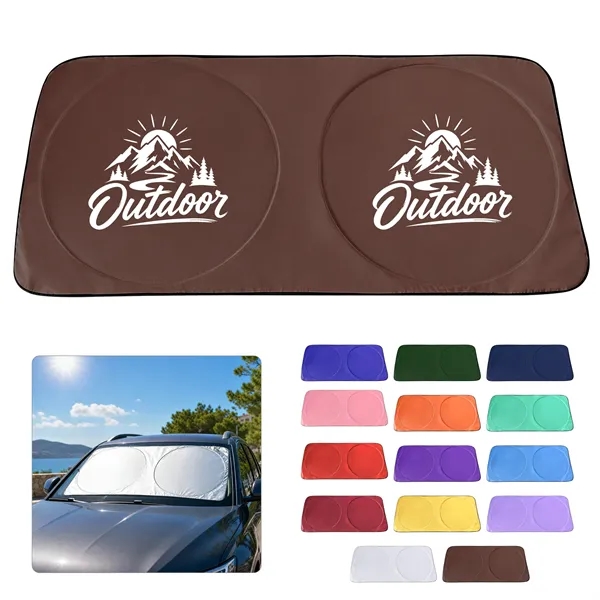 Foldable Car Windshield Sun Shade 59"x27.5"