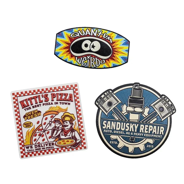 Custom Texture Print Leatherette Patches