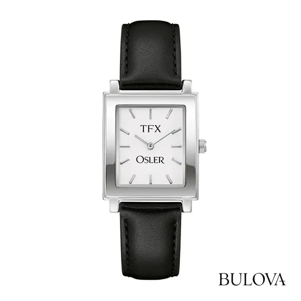 TFX by Bulova® Square Face Men's Leather Bracelet Watch