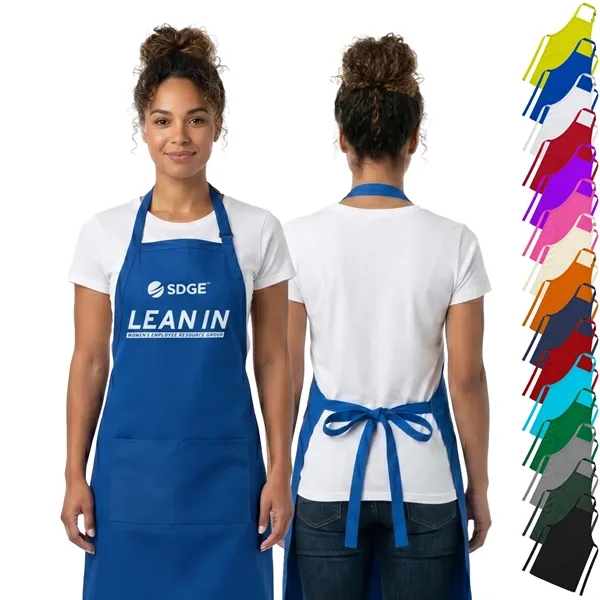 Kitchen Apron w/ Custom Imprint & Adjustable Strap 22" x 32"