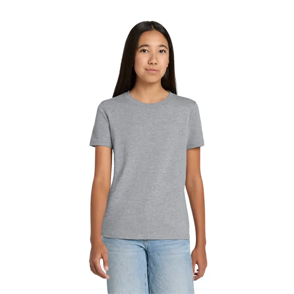 BELLA+CANVAS Youth Heather CVC Tee