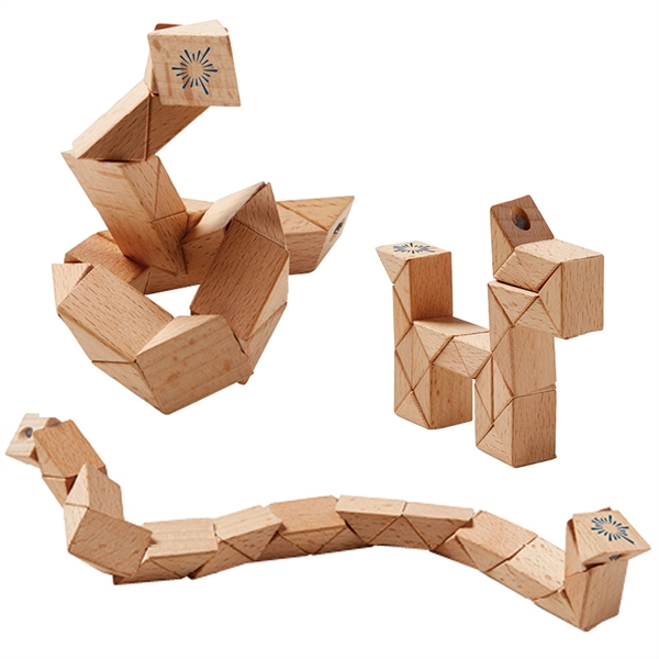 Wooden Snake Puzzle Toy