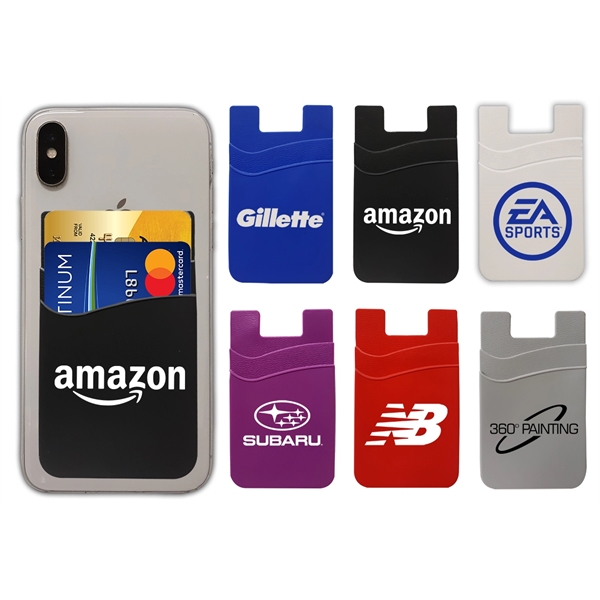 Phone Wallet - Dual Pocket Silicone