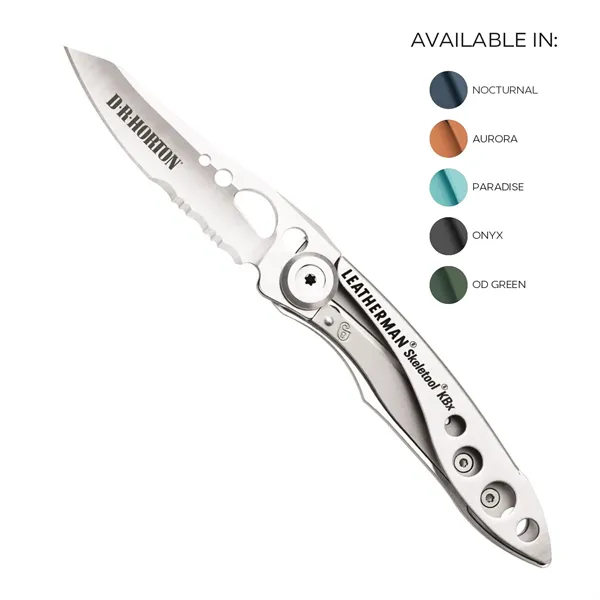 LEATHERMAN® SKELETOOL KBX SERRATTED POCKET KNIFE