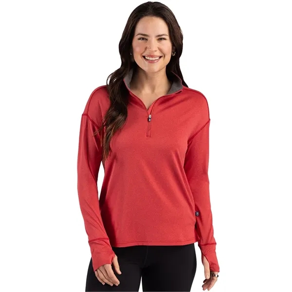 Cutter & Buck Forge Recycled Four-Way Stretch Womens Quar...