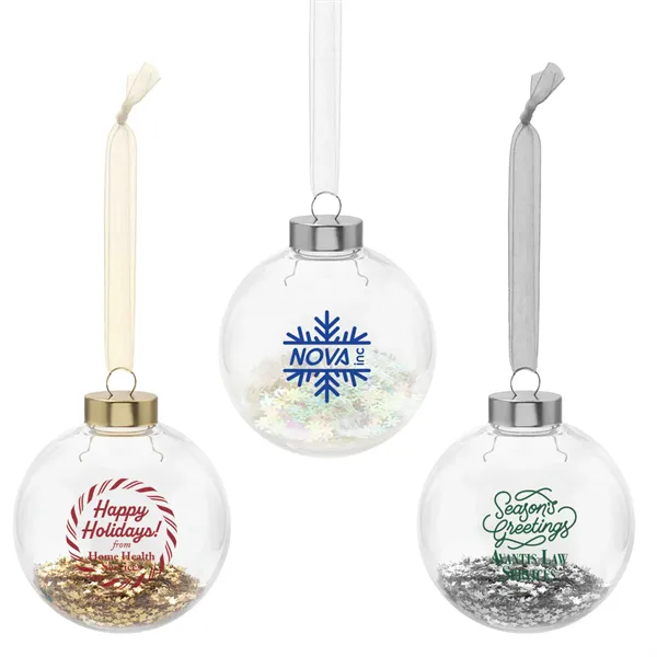 Shimmer Fill Christmas Tree Ornament