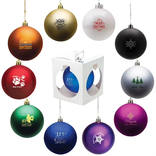 Shatter Resistant Holiday Christmas Tree Ornament