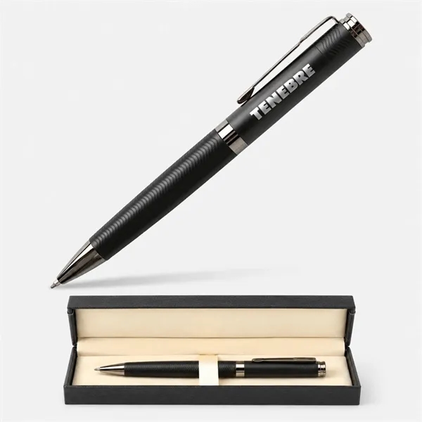 Titus® Wavy Pattern Luxury Signature Ballpoint Pen Gift Box