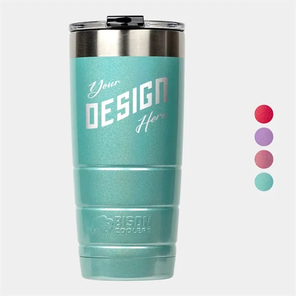 22 oz Bison® Stainless Steel Insulated Pearlized Tumbler