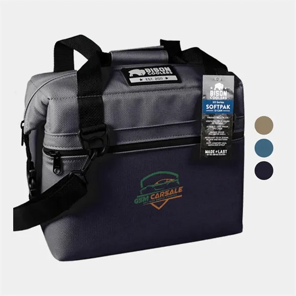 12-Can Bison® USA-Made SoftPak XD Cooler Bag 13" x 8" x 11"