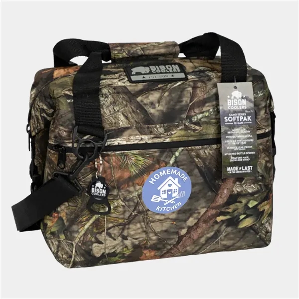 Mossy Oak® 12-Can Bison® USA-Made SoftPak Cooler Bag