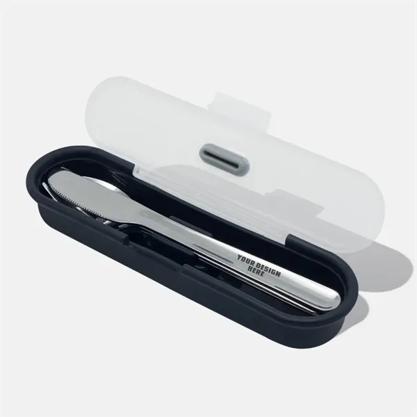 BUILT® 4 Piece Stainless Steel Travel Utensils with Case