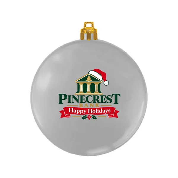 3" USA-Made Flat Shatterproof Ornament