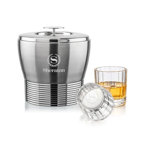 Genoa Ice Bucket & Cristaux On-the-Rocks